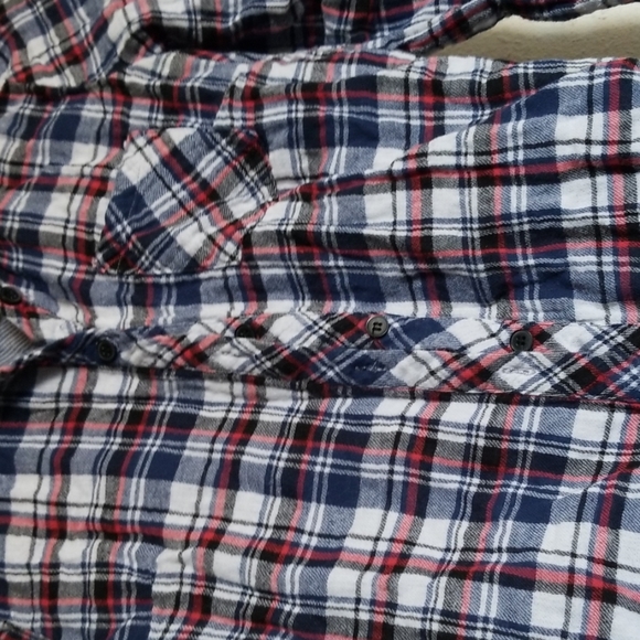 Plaid button up - Picture 2 of 4